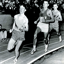 Lindgren leads Clarke in the three-mile