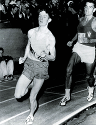 Gerry Lindgren ran 8:40.0 indoors in 1964